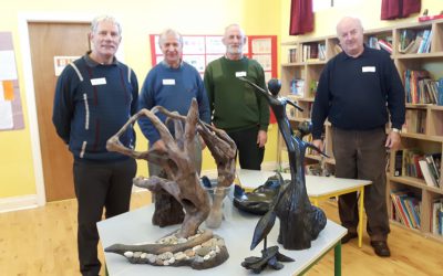 Ardcroney Woodcarvers visit Kilruane NS